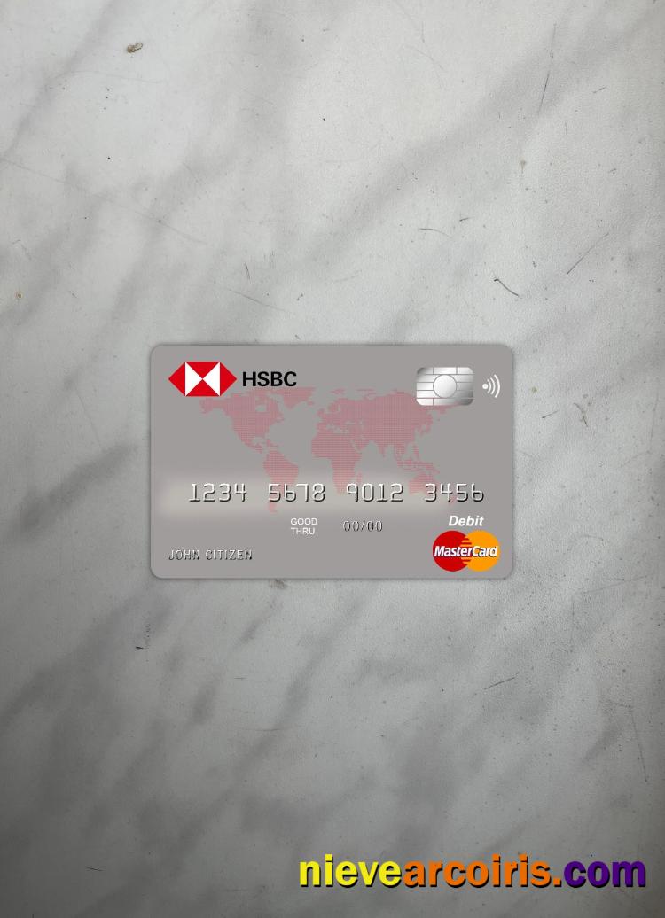 Australia HSBC bank master card photolook